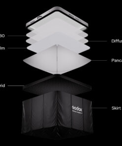 Đèn LED Godox KNOWLED Full-color LED Inflatable Mat Light AM1600R - Ảnh 6