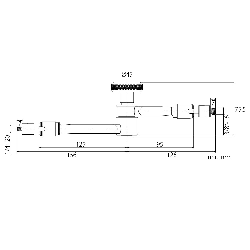 Tay nối KUPO 11" Rock's Arm - KCP-111 - Ảnh 10