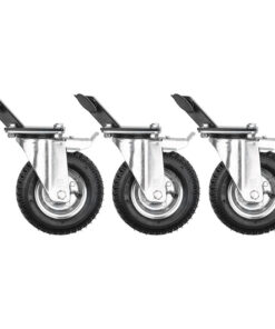 KUPO Dia. 215mm (8") Pneumatic Wheel W/Square Speed Adapter (Set of 3) - KC-215S